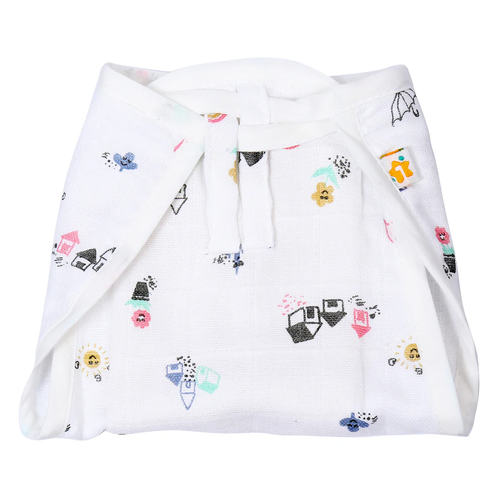 1st Step 100% Muslin Washable Reusable Baby Nappies