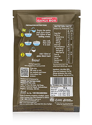 Copy of GANJI BOX Instant Little Millet Ganji Copy of GANJI BOX Instant Little Millet Ganji