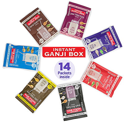 ASSORTED Instant Ganji - Pack of 14 ( Each 45g Pouch) ASSORTED Instant Ganji - Pack of 14 ( Each 45g Pouch)