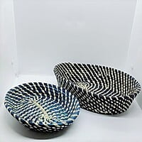 Blue Shallow Basket Blue Shallow Basket