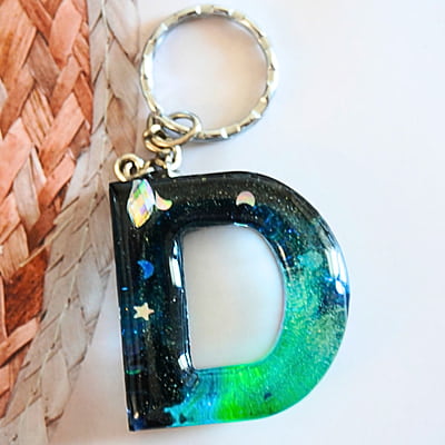 'D' AURORA BOREGALIS KEYCHAIN(KLB00057)