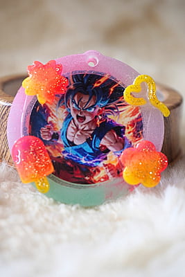 ANIME INSPIRED PHOTO KEYCHAIN