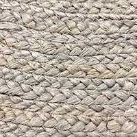 Royegal Carpets Round Jute Area Rug, Handwoven Braided Design with Tassels, Natural Farmhouse Style