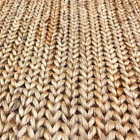 Handmade Jute Braided Rug – Natural Reversible Boho Farmhouse Area Rug