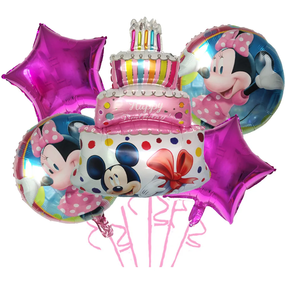 5 Pc Happy Birthday Cake Minnie 5 Pc Happy Birthday Cake Minnie