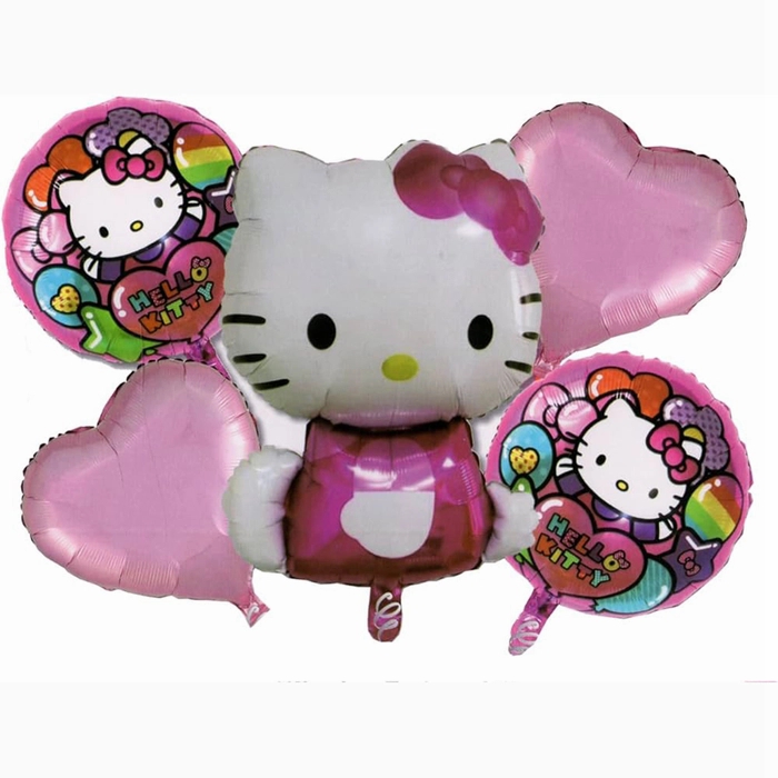 5 Pc Hello Kitty Foil Balloon 5 Pc Hello Kitty Foil Balloon