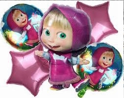 5 Pc Maasha Foil Balloon 5 Pc Maasha Foil Balloon