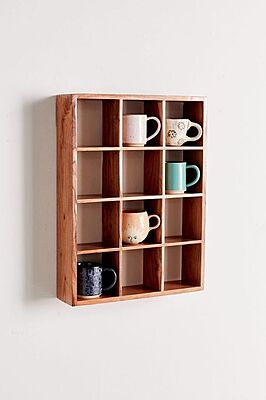 Lia Alice Wood Mug Shelf Lia Alice Wood Mug Shelf