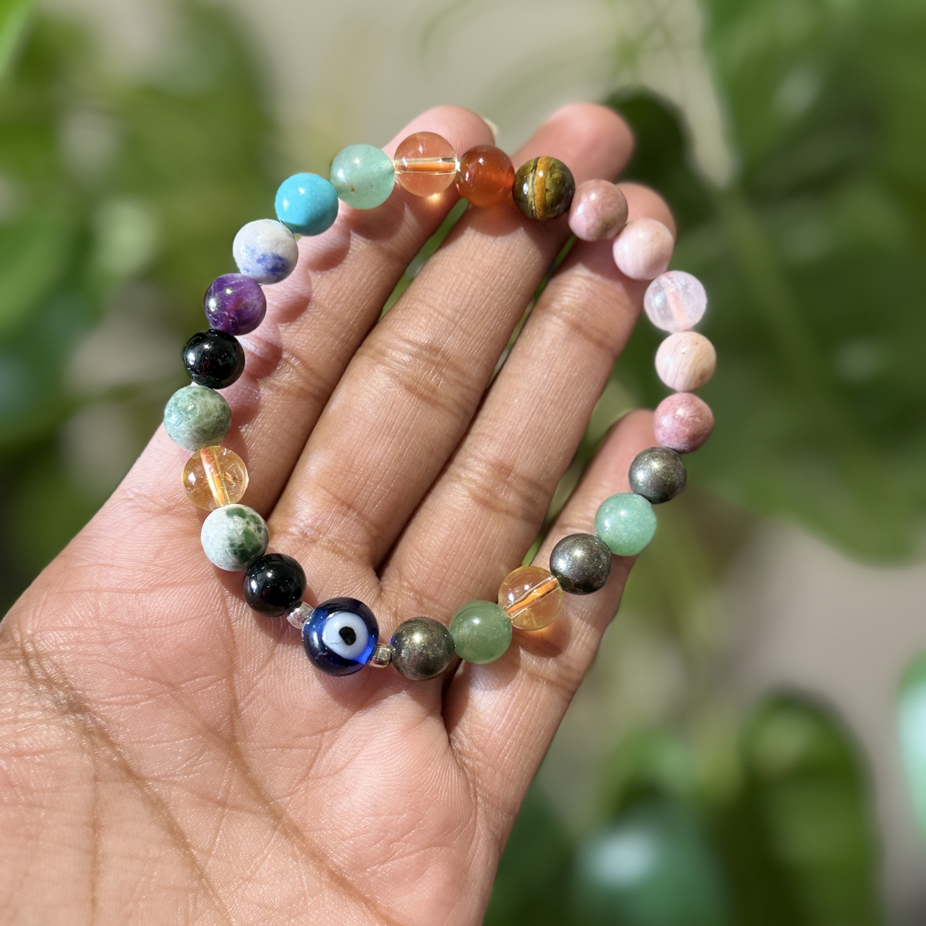 5 in 1 Turkish Evil Eye Cystal Bracelet