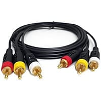 3 RCA Male to 3 RCA Male Stereo Audio Video Cable 1.5M 3 RCA Male to 3 RCA Male Stereo Audio Video Cable 1.5M