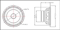 DE650-01 Woofer 6.5" 4Ohms 60 Watts (2 Pcs) DE650-01 Woofer 6.5" 4Ohms 60 Watts (2 Pcs)