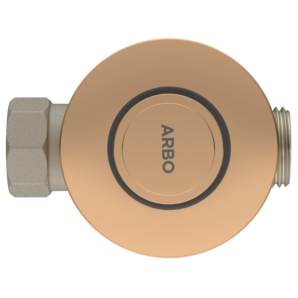 Round Forged Brass Metropole Flush Valve