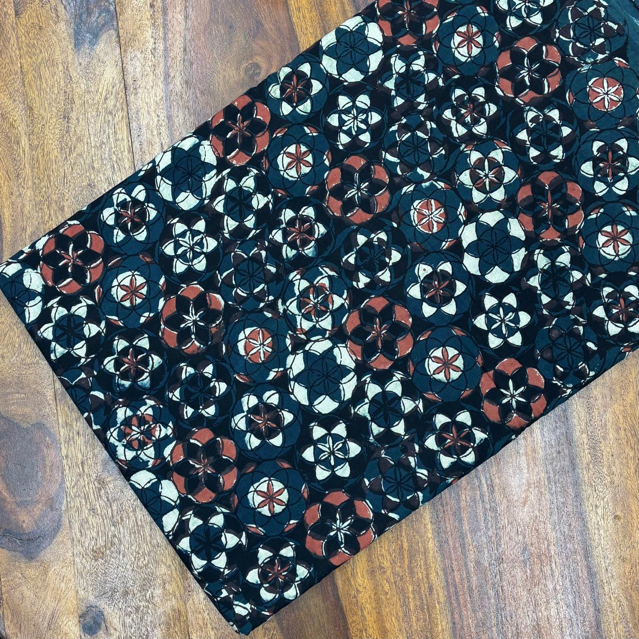 IBagru Dabu Handblock Cotton Print #12