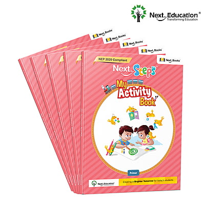 Next Steps - My Activity Book - Primer - Revised | Activity book for Nursery Next Steps - My Activity Book - Primer - Revised | Activity book for Nursery