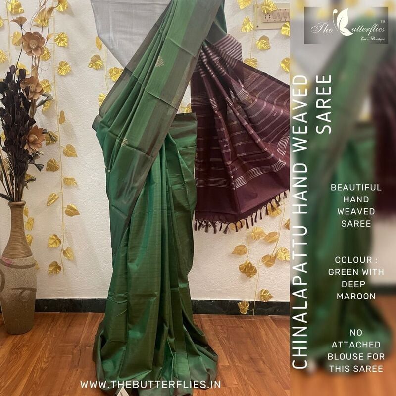 Chinnalapattu Hand Weaved Sarees MDTSSIL20870 Chinnalapattu Hand Weaved Sarees MDTSSIL20870