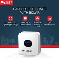 Anchor Panasonic 3kW On-Grid Solar Inverter | 3KTL3X (White) Anchor Panasonic 3kW On-Grid Solar Inverter | 3KTL3X (White)