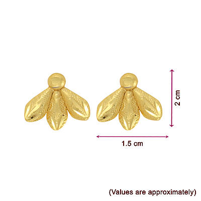 Goldplated Flower Necklace & Earring Collection Goldplated Flower Necklace & Earring Collection