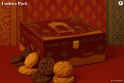 Premium Cookies MDF Hamper Gift Box