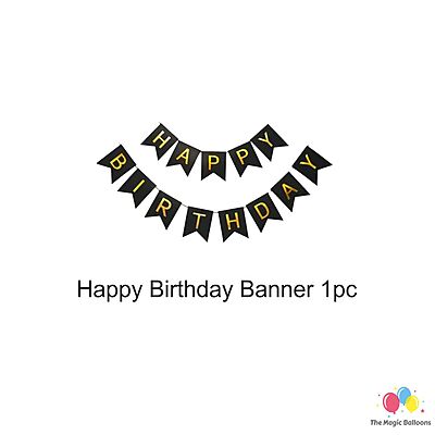 The Magic Balloons Store – Printed Squid Birthday Party Theme Decoration combo kits – Printed Combo Pack of 38 Pcs, foil 5 pcs Set,1 Happy Birthday banner, 2 Foil Curtains, 30 Balloons-181590