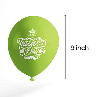 The Magic Balloons- Happy Father’s Day latex balloons, Red, Green & Blue color party decorations supplies, Pack of 30 pcs-181432 The Magic Balloons- Happy Father’s Day latex balloons, Red, Green & Blue color party decorations supplies, Pack of 30 pcs-181432