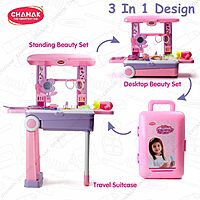 Beauty Set Suitcase On Wheel with 23 Pieces