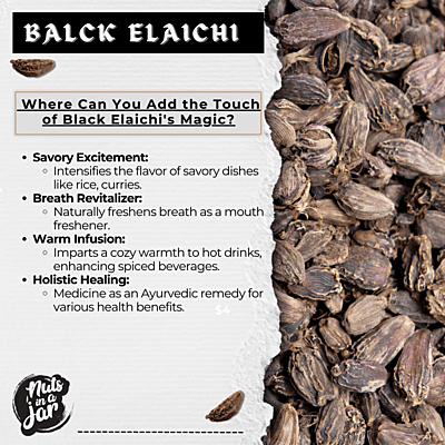 Aromatic Spices Black Elaichi 100 Grams Aromatic Spices Black Elaichi 100 Grams