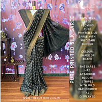 Pure printed silk saree NIRSSIL20528 Pure printed silk saree NIRSSIL20528