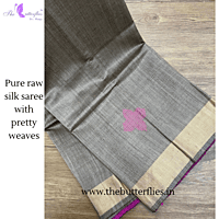 PURE RAW SILK SAREE WITH PRETTY WEAVES YBRSRSS19721 PURE RAW SILK SAREE WITH PRETTY WEAVES YBRSRSS19721