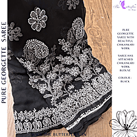 PURE GEORGETTE SILK SAREE MSKSGRS23774