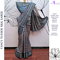 FANCY TUSSER SILK SAREE IHFSTUS23893 FANCY TUSSER SILK SAREE IHFSTUS23893