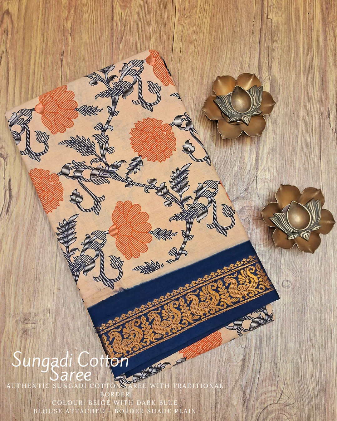 SUNGADI COTTON SAREE  SVMSSDS24051