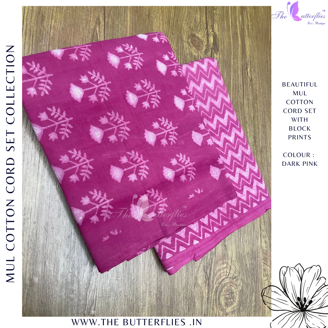 MUL COTTON CORD SET SHPCSTC24093