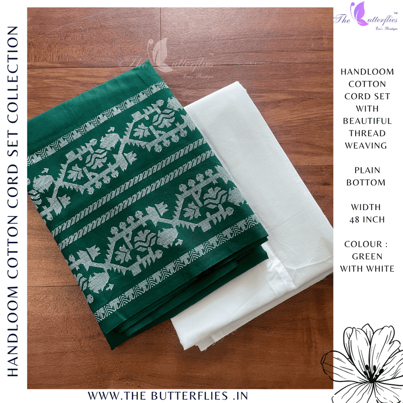 HANDLOOM COTTON CORD SET MAHCHAC24395