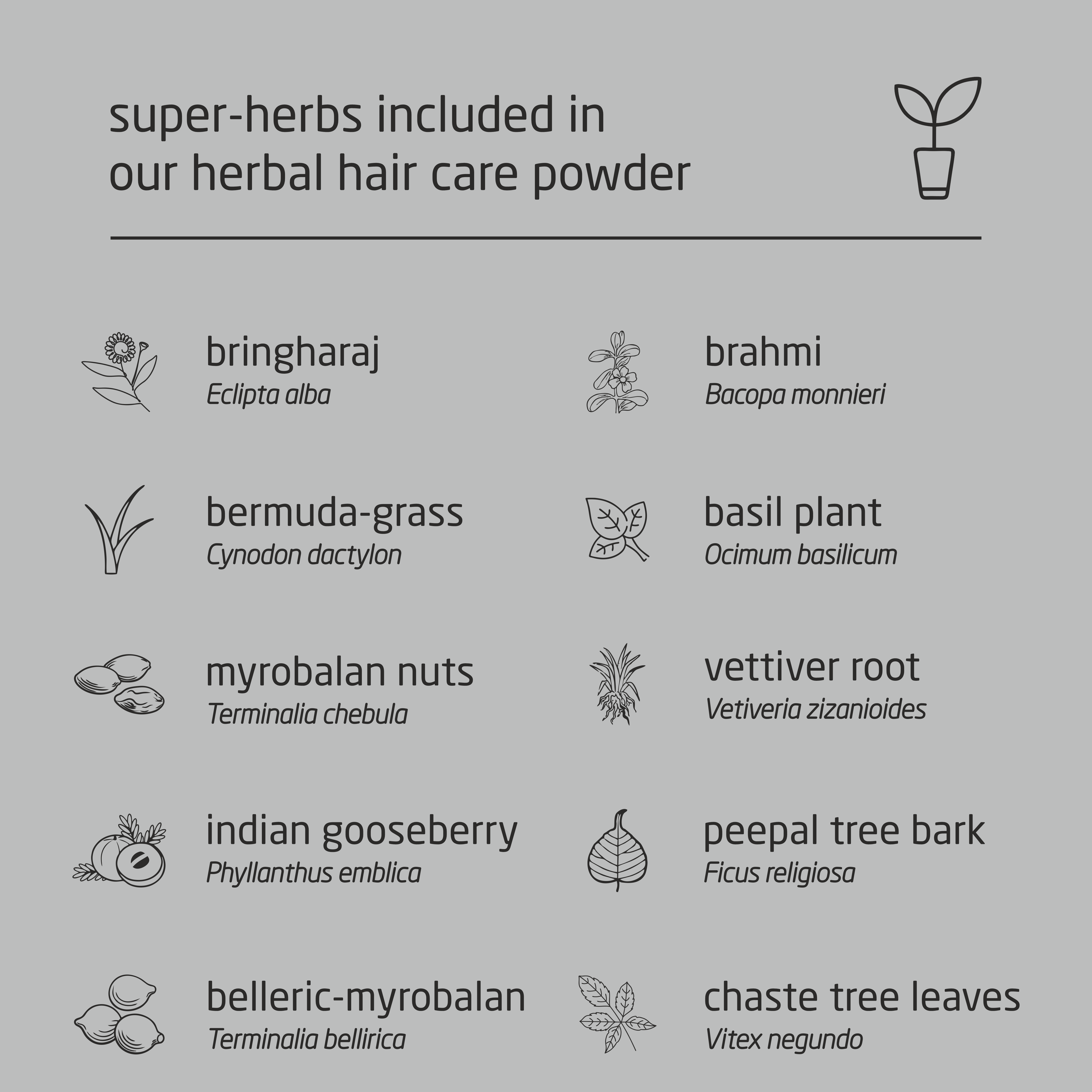 Super Premium Herbal Hair Care Powder - 100g Super Premium Herbal Hair Care Powder - 100g