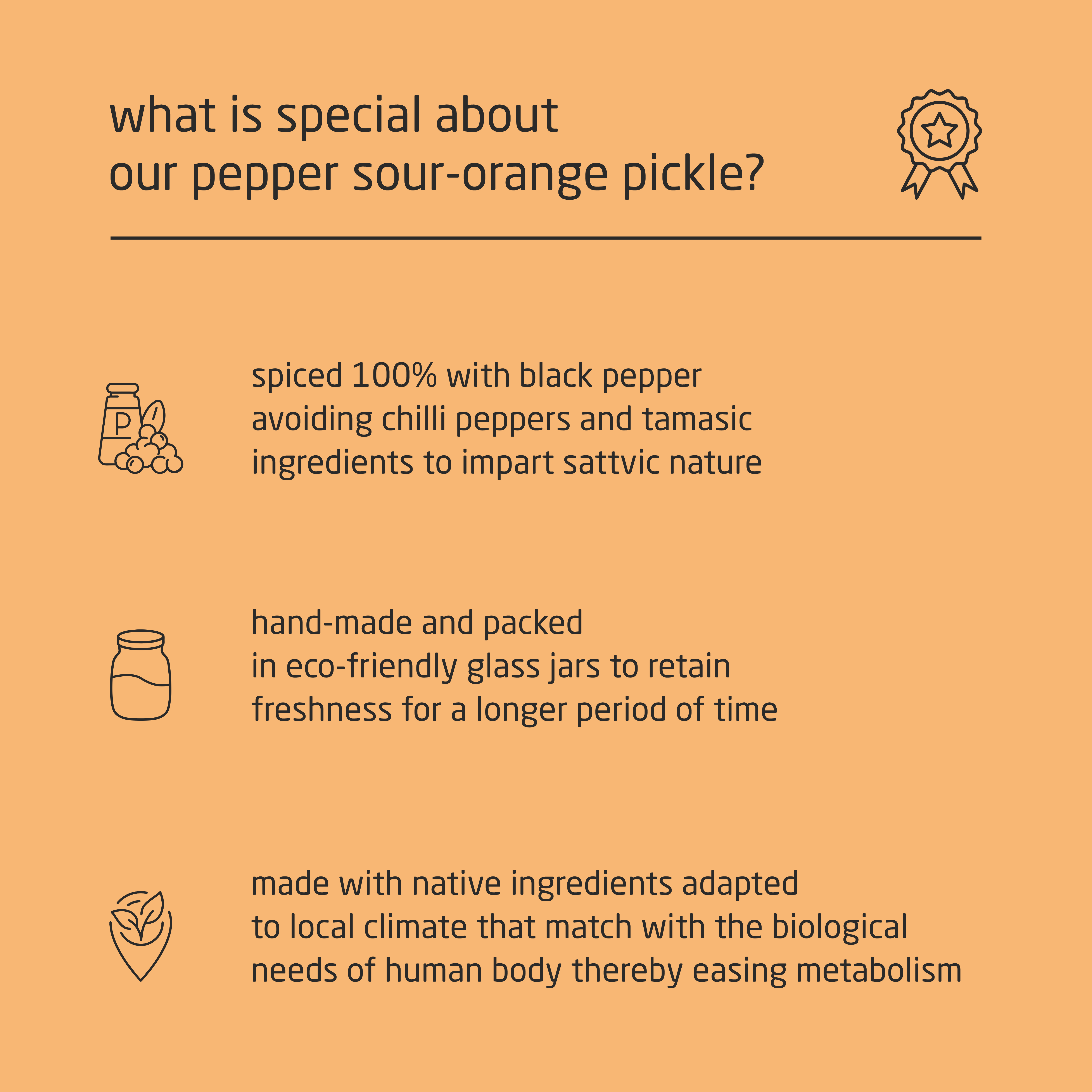 Premium Cold-Packed Pepper Sour-Orange Pickle – 185g Premium Cold-Packed Pepper Sour-Orange Pickle – 185g