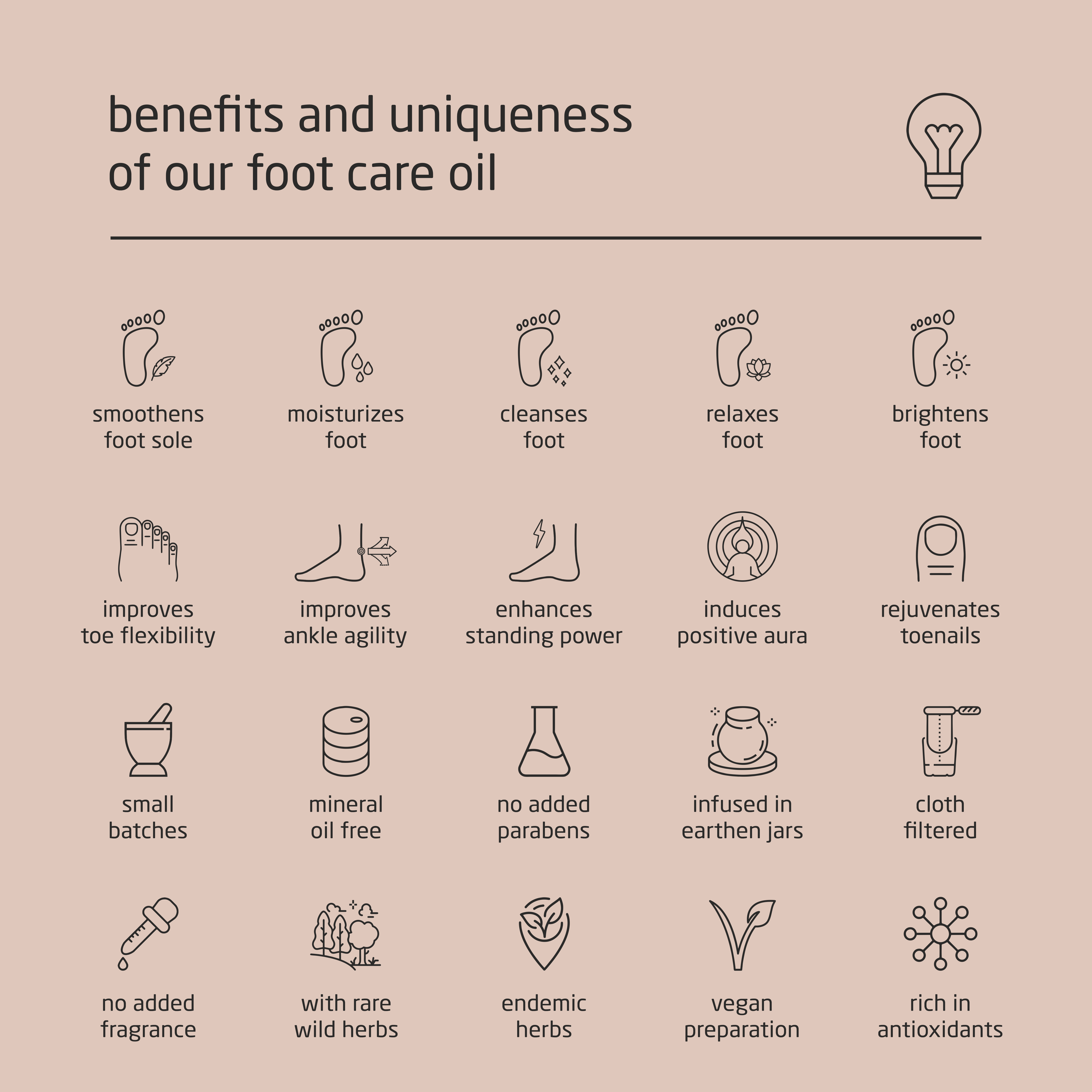 Premium Herbal Cold-Infused Foot Care Oil - 100ml Premium Herbal Cold-Infused Foot Care Oil - 100ml