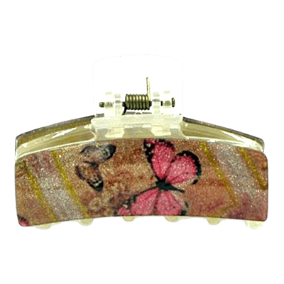 Elegant Printed Hair Claw Clip