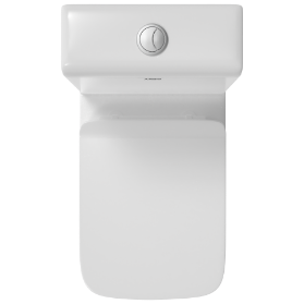 OPC-28111PP Inox Washdown One Piece Closet S Trap (9" Inch) With Soft Close Seat Cover, Hinges, Fixing Accessories Set and Accessories Set, Cistern Fittings