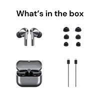 SAMSUNG Galaxy Buds 3 Bluetooth (Silver, In the Ear) SAMSUNG Galaxy Buds 3 Bluetooth (Silver, In the Ear)