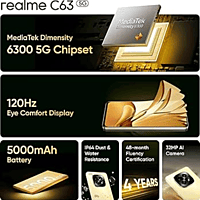 C63 5G 6+128 Gold RMX3950 C63 5G 6+128 Gold RMX3950