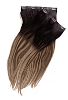 Honey Brown - Balayage | Seamless | 3-Piece Set | Clip-In Volumizers