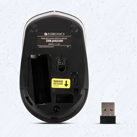 ZEBRONICS Zeb-Jaguar Wireless Mouse