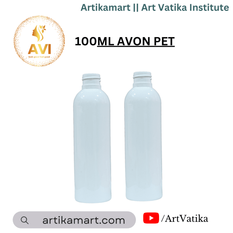 100ml AVON PET Bottle WHITE MILKY - 20mm Neck 100ml AVON PET Bottle WHITE MILKY - 20mm Neck