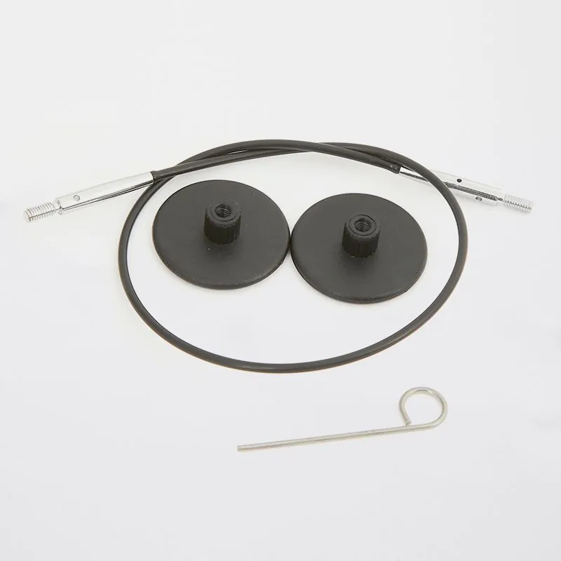 KnitPro Black Stainless Steel Cable for Interchangeable Tips KnitPro Black Stainless Steel Cable for Interchangeable Tips