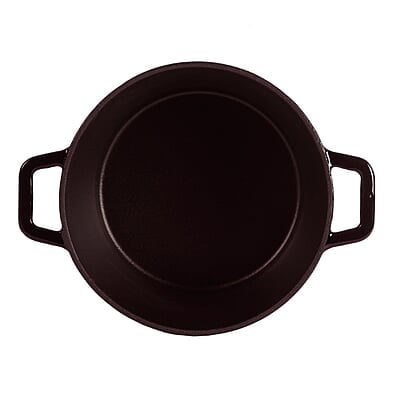 Wonderchef Ferro Cast-Iron Casserole with Lid- 24cm, 3.6L, 4.5mm Wonderchef Ferro Cast-Iron Casserole with Lid- 24cm, 3.6L, 4.5mm