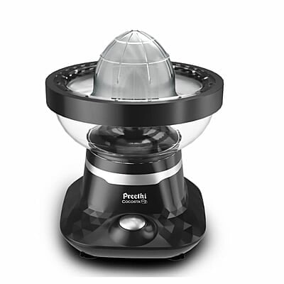 Preethi Cocosta Kp001 Coconut Scraper&Citrus Juicer,100% Safe Dual Protection Scraper