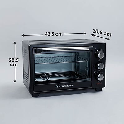 Wonderchef Oven Toaster Griller (OTG) - 19 litres Multi-Stage Heat Selection Bake, Grill, Roast