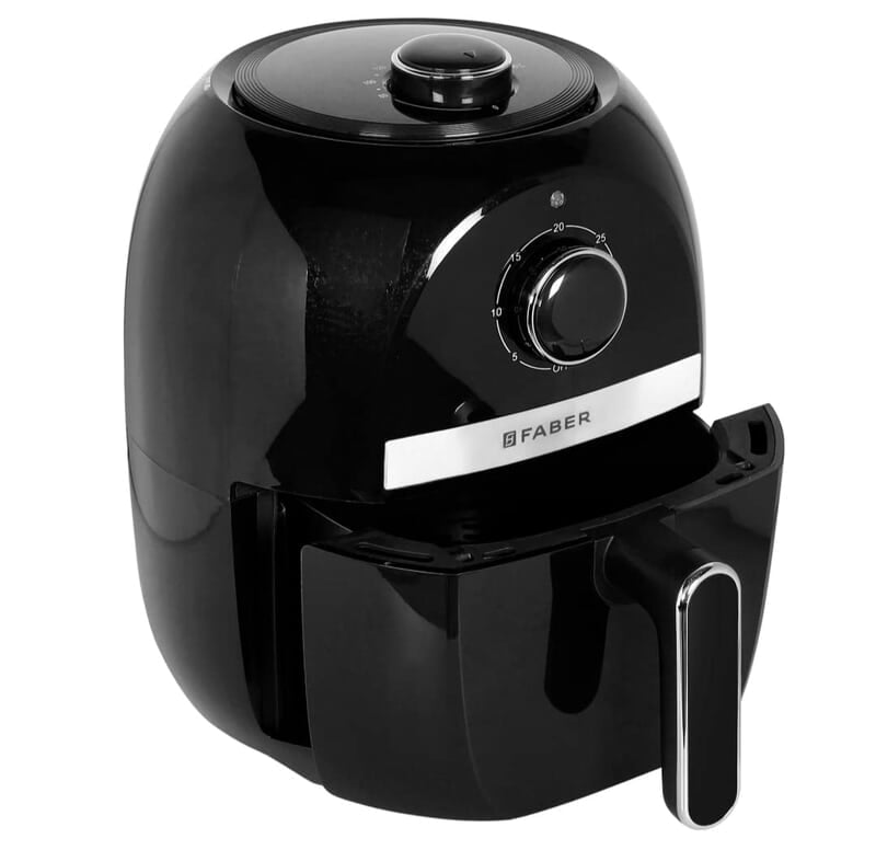 Faber 3L 1300W Air Fryer, Fry, Bake, Roast, Toast, defrost, Grill & reheat 360 Rapid air Technology