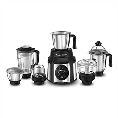 Prestige Endura 1000W Mixer Grinder, 6 Jars