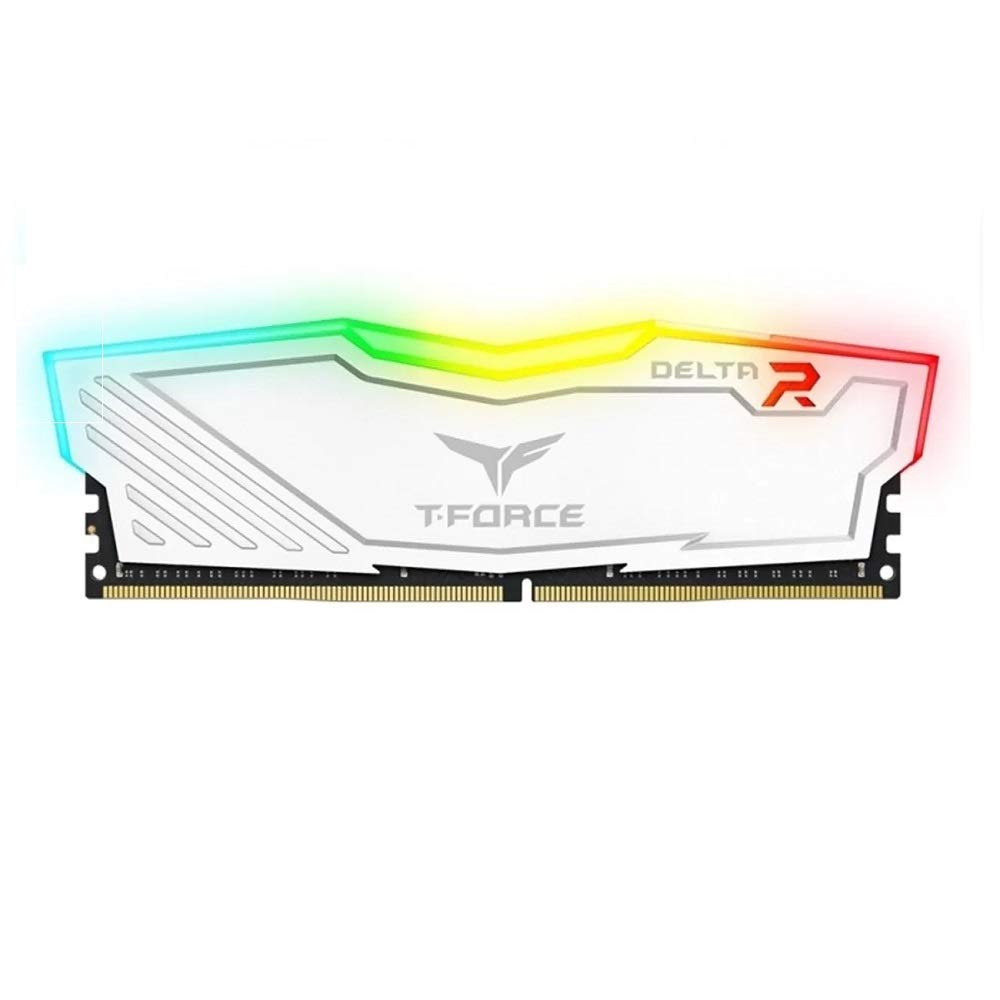 TeamGroup T-Force Delta RGB DDR4 Desktop Gaming Memory, Metal Heatsink, ARGB Motherboard Sync, XMP 2.0, for Intel/AMD CPU, High Performance Low Latency RAM Module TeamGroup T-Force Delta RGB DDR4 Desktop Gaming Memory, Metal Heatsink, ARGB Motherboard Sync, XMP 2.0, for Intel/AMD CPU, High Performance Low Latency RAM Module